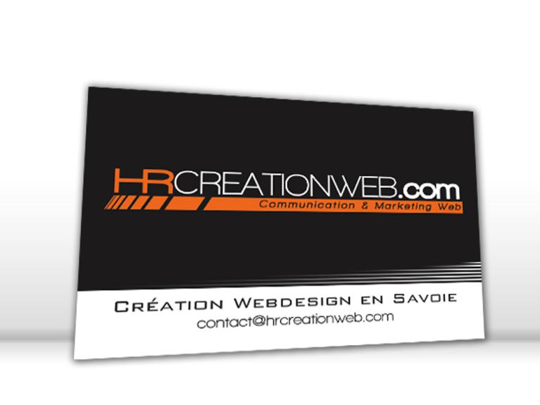 Cartes de visites personnalisable - HR CREATION WEB