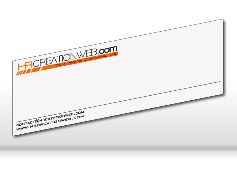 Cartes de correspondances personnalisable - HR CREATION WEB