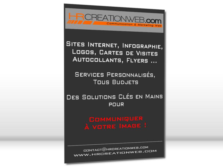 Flyers et prospectus personnalisable - HR CREATION WEB Flyers et prospectus personnalisable - HR CREATION WEB
