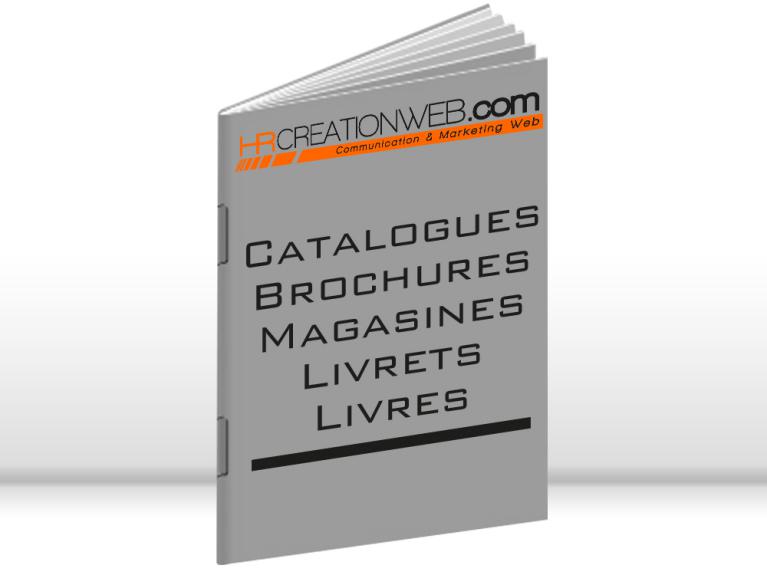 Livrets, brochures, catalogue personnalisable - HR CREATION WEB