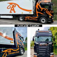 HR Creation Web - flocage vehicules camion